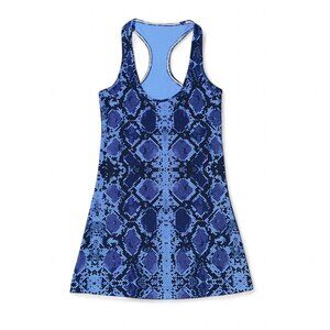 lululemon blue snakeskin print racerback tank top